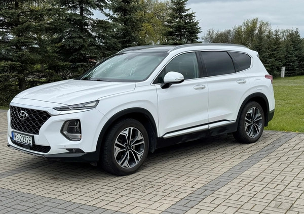 Hyundai Santa Fe cena 147000 przebieg: 62000, rok produkcji 2019 z Siedlce małe 137